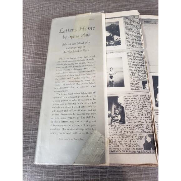 Letters Home by Sylvia Plath, Correspondence 1950-1963, Hardcover 1975 First Ed. - Picture 9 of 16